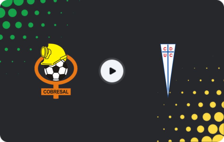 Where to watch Cobresal — Universidad Católica, Primera División, 15.02.2026