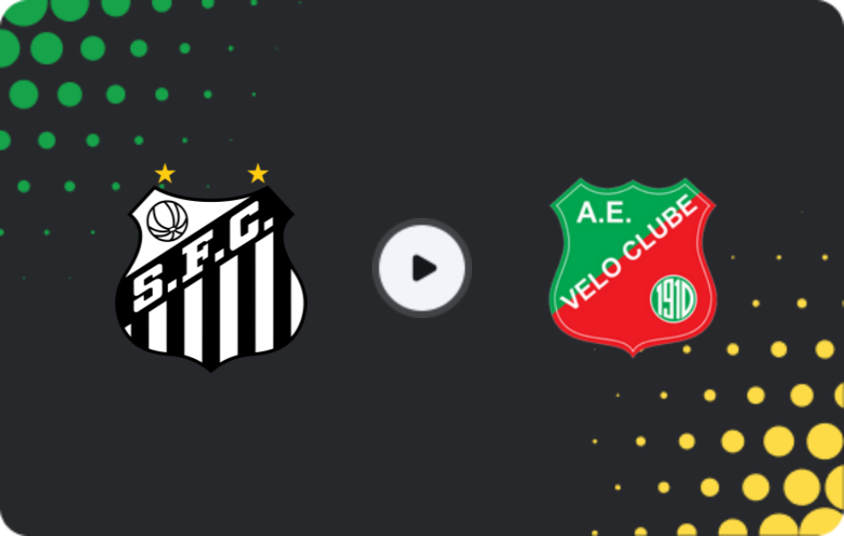 Where to watch Santos — Velo Clube, Paulista A1, 16.02.2026
