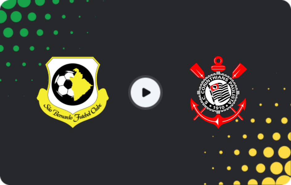 Where to watch São Bernardo — Corinthians, Paulista A1, 16.02.2026