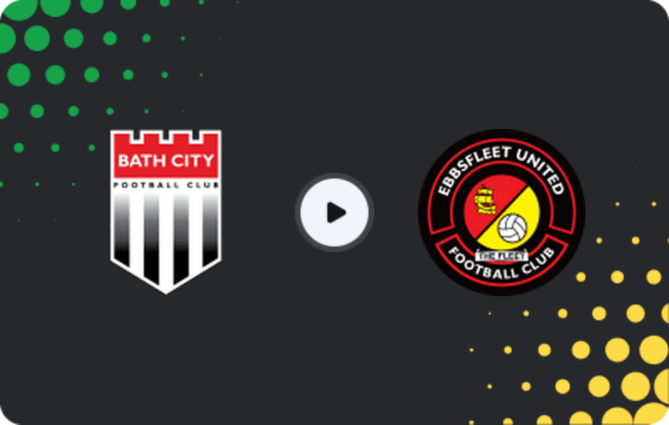 Where to watch Bath City — Ebbsfleet United, National League - South, 17.02.2026