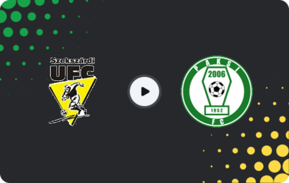 Where to watch Szekszárd — Paksi SE II, Friendlies Clubs, 18.02.2026