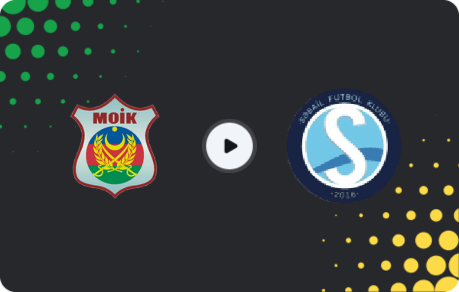 Where to watch MOIK — Səbail, Birinci Dasta, 18.02.2026