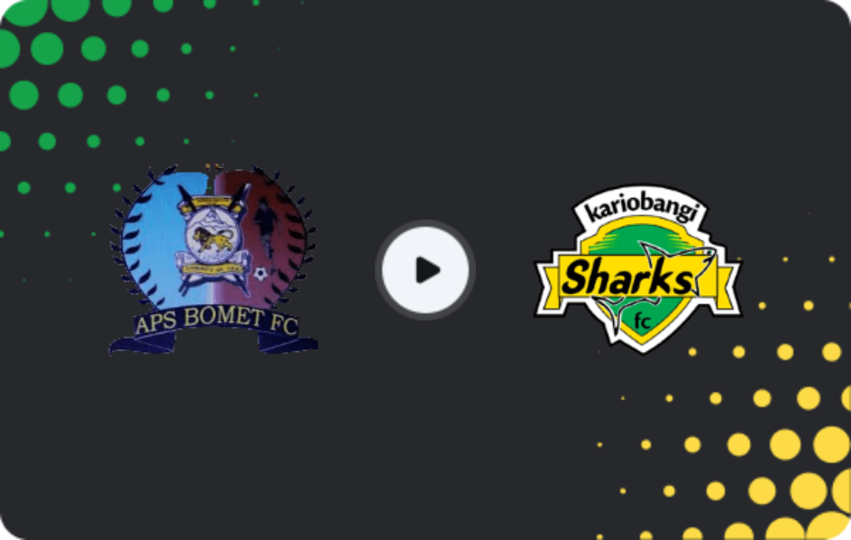 Where to watch APS Bomet — Kariobangi Sharks, Premier League, 19.02.2026