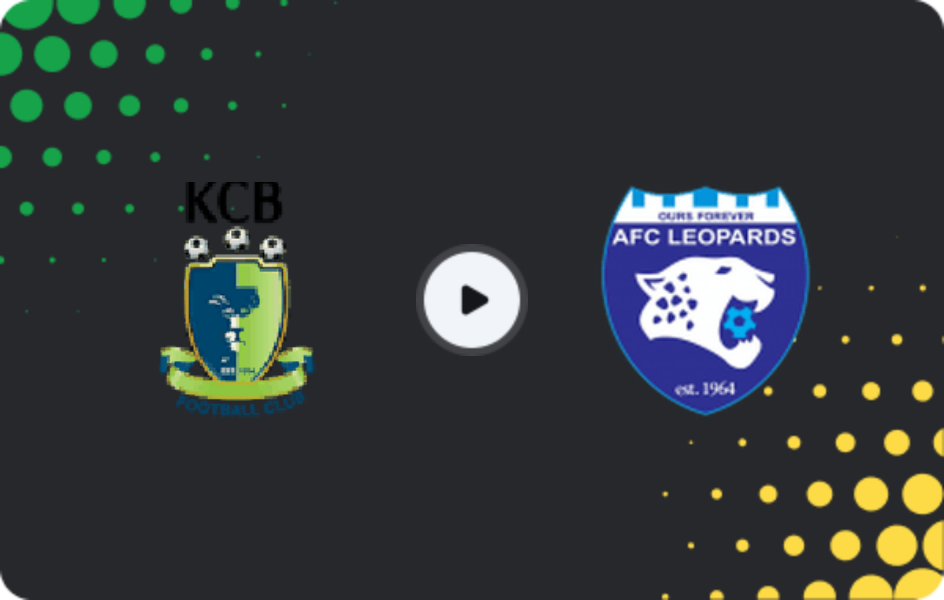 Where to watch KCB — AFC Leopards, Premier League, 19.02.2026