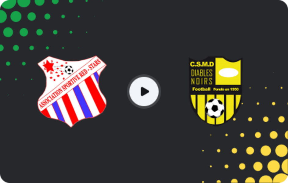 Where to watch Red Stars — Diables Noirs, Ligue 1, 14.12.2025