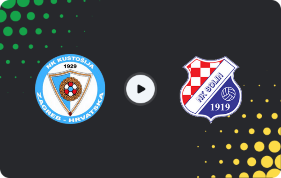 Where to watch Kustosija — Solin, Second NL, 20.02.2026