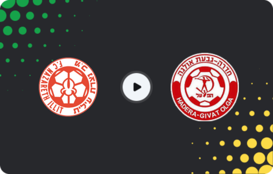 Where to watch Hapoel Nazareth Illit — Hapoel Hadera, Liga Leumit, 20.02.2026