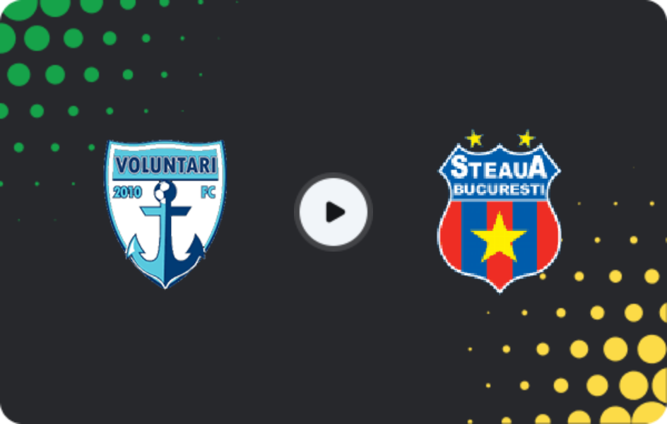Where to watch FC Voluntari — CSA Steaua Bucureşti, Liga 2, 21.02.2026