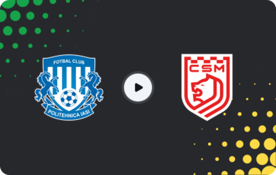 Where to watch Politehnica Iasi — CSM Satu Mare, Liga 2, 21.02.2026