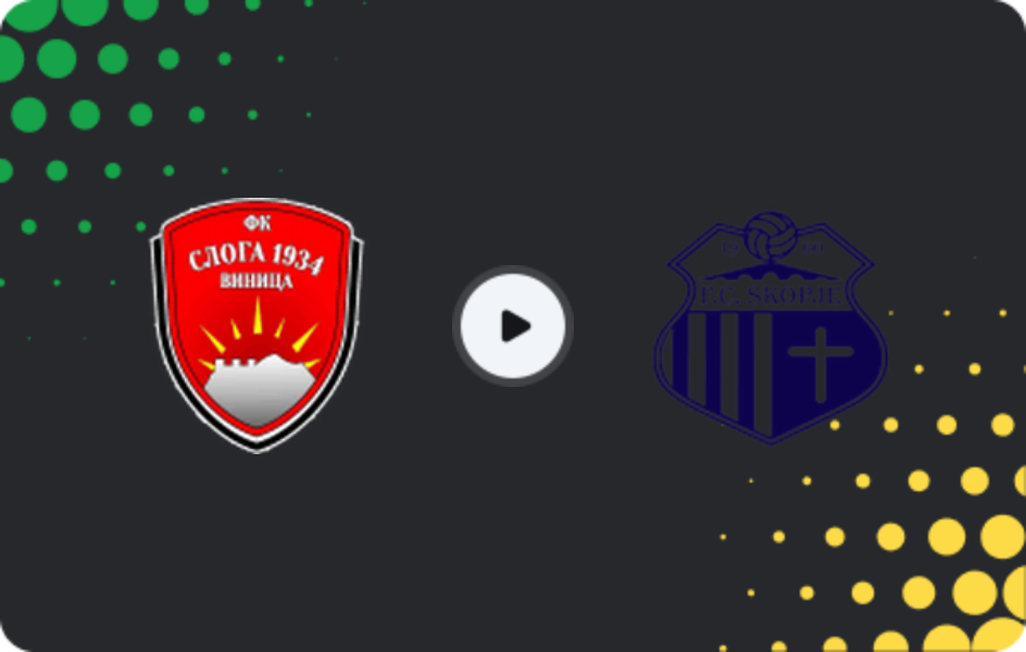 Where to watch Sloga Vinica — Skopje, Second League, 21.02.2026