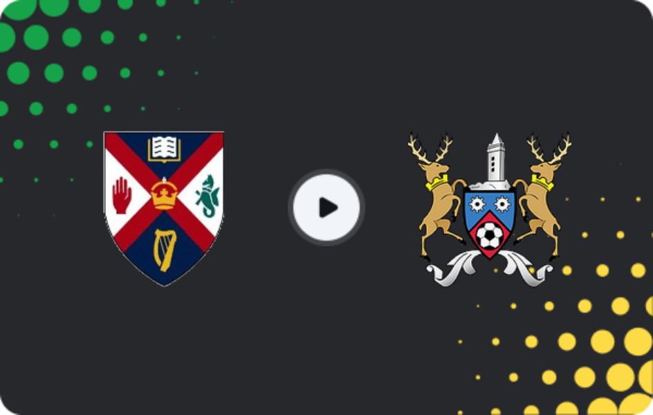 Where to watch Queen's University — Ards, Championship, 21.02.2026
