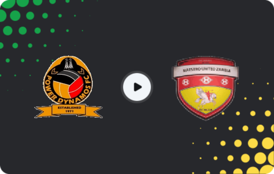 Where to watch Power Dynamos — Man Utd Zambia Academy, Super League, 21.02.2026
