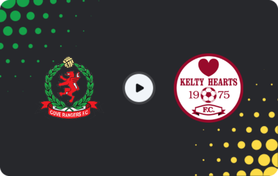 Where to watch Cove Rangers — Kelty Hearts, League One, 21.02.2026