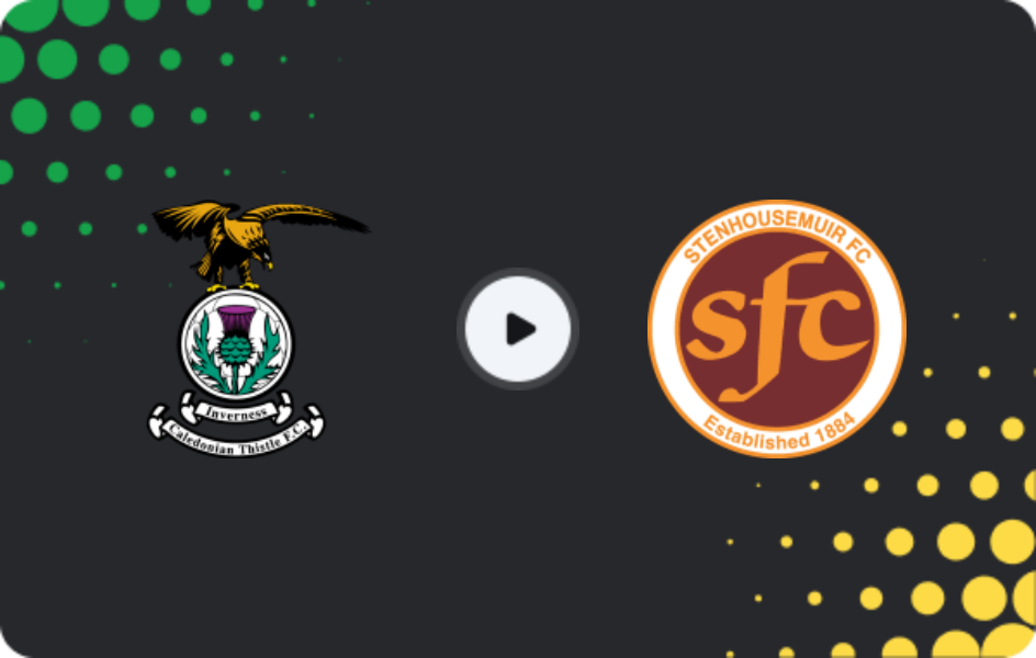 Where to watch Inverness CT — Stenhousemuir, League One, 21.02.2026