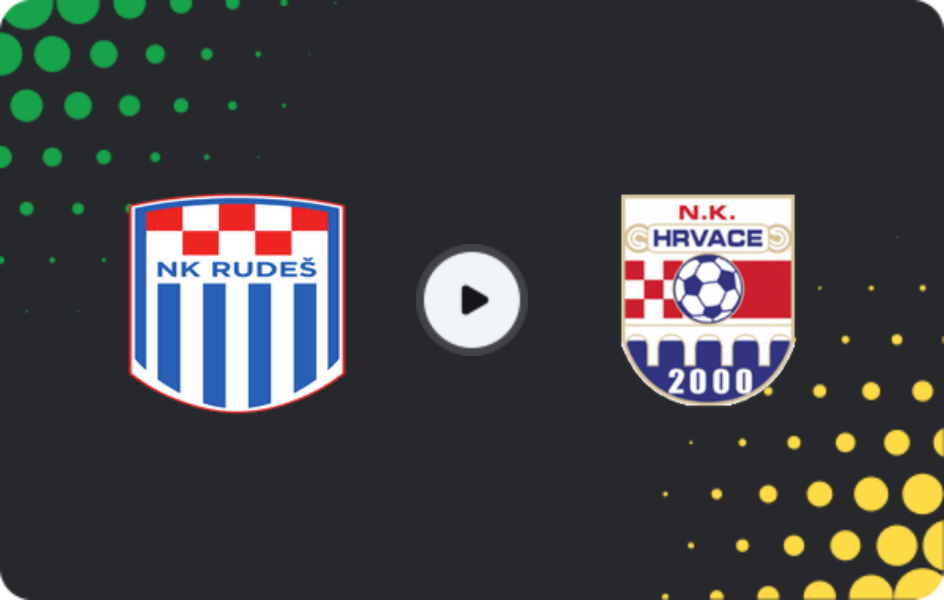 Where to watch Rudes — Hrvace, First NL, 21.02.2026