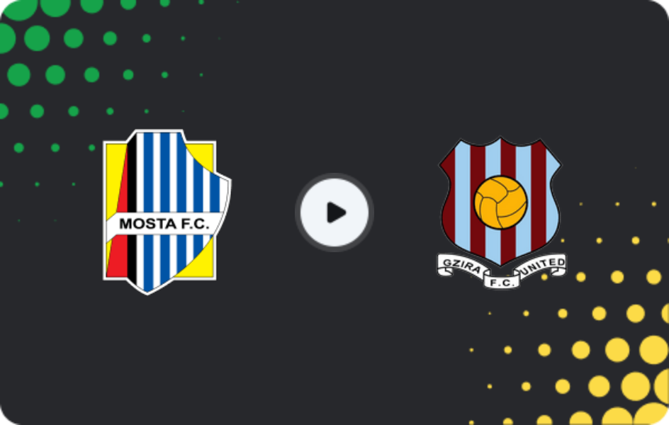 Where to watch Mosta — Gzira United, Premier League, 21.02.2026