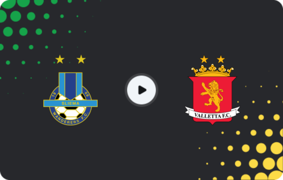 Where to watch Valletta FC — Sliema Wanderers, Premier League, 21.02.2026