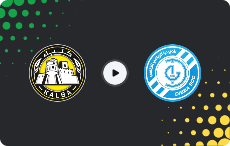 Where to watch Al-Ittihad Kalba — Dibba Al-Fujairah, Pro League, 21.02.2026