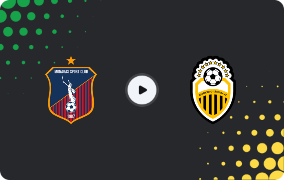 Where to watch Monagas — Deportivo Tachira, Primera División, 21.02.2026
