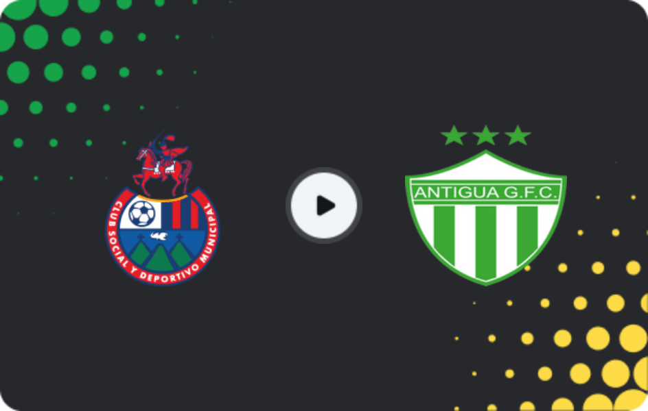 Where to watch Municipal — Antigua GFC, Liga Nacional, 22.02.2026