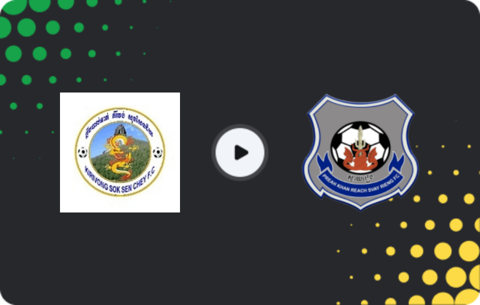 Where to watch Kirivong Sok Sen Chey — Svay Rieng, Premier League, 22.02.2026