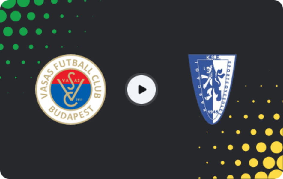 Where to watch Vasas — Karcag SE, NB II, 22.02.2026