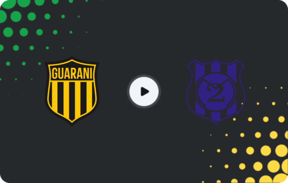 Where to watch Guarani — 2 de Mayo, Division Profesional - Apertura, 22.02.2026