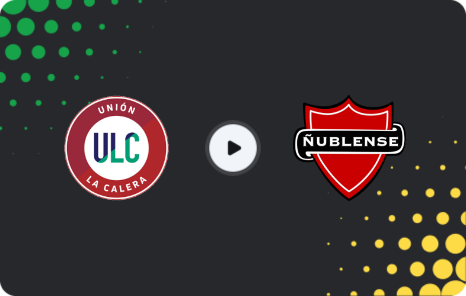 Where to watch Union La Calera — Nublense, Primera División, 20.02.2026
