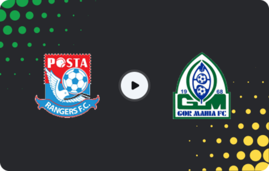 Where to watch Posta Rangers FC — GOR Mahia, Premier League, 24.02.2026