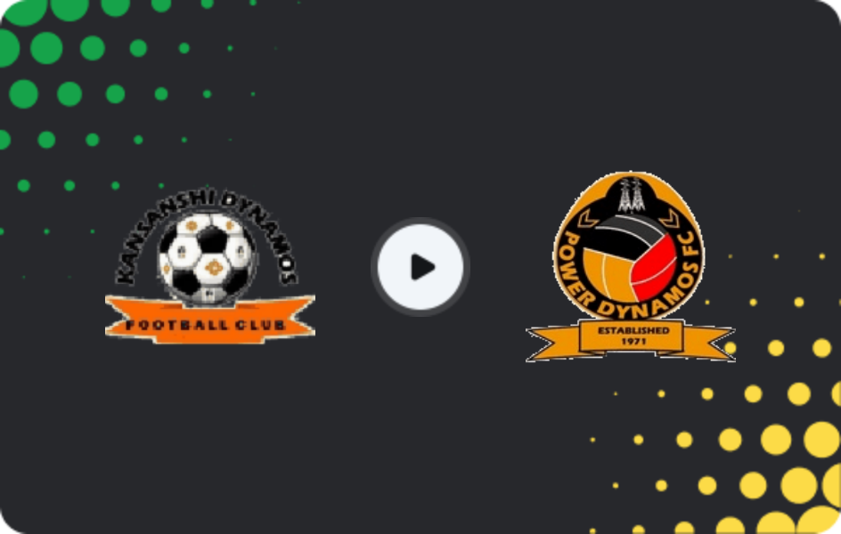 Where to watch Kansanshi Dynamos — Power Dynamos, Super League, 25.02.2026