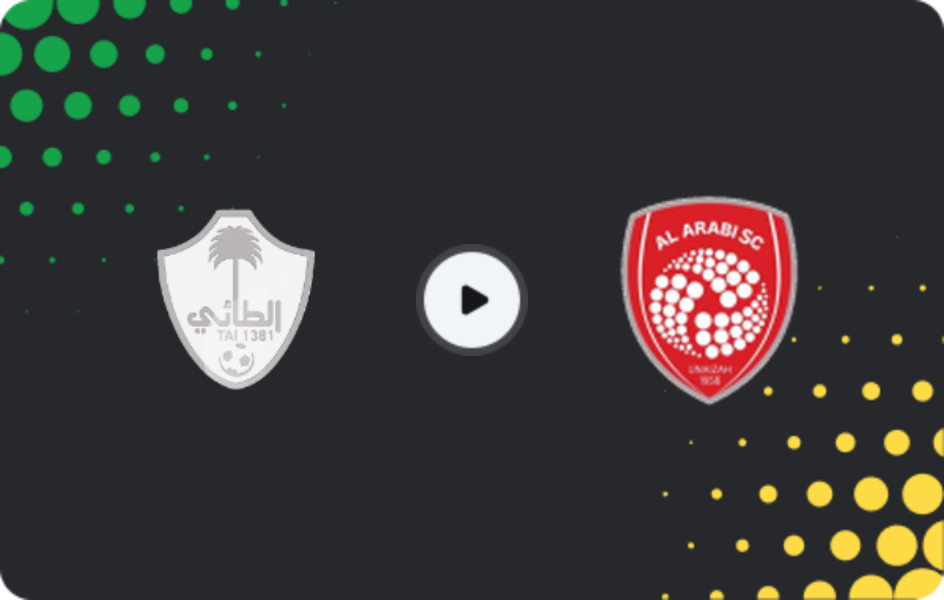 Where to watch Al Taee — Al Arabi SC, Division 1, 25.02.2026