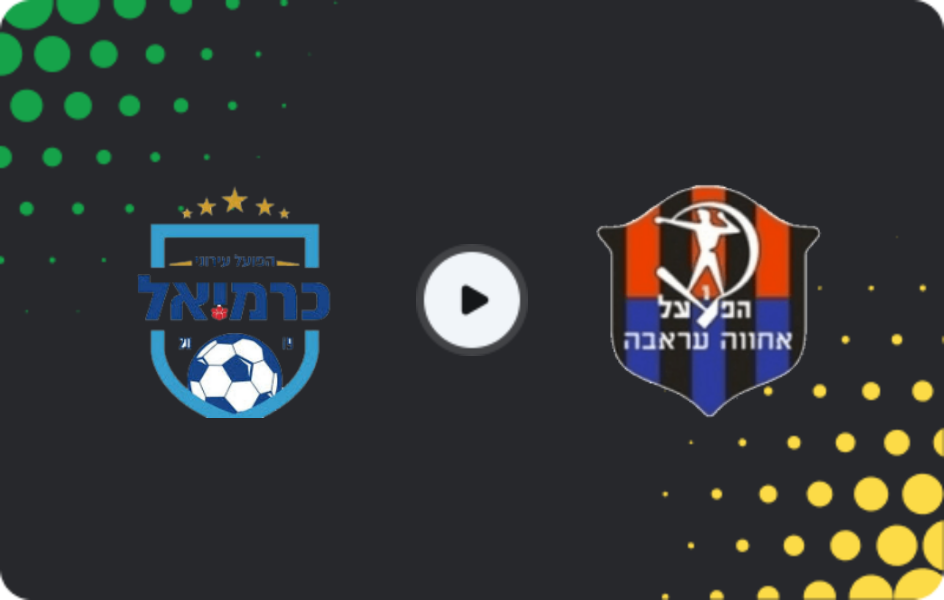 Where to watch Hapoel Ironi Karmiel — Hapoel Ironi Arraba, Liga Alef, 27.02.2026