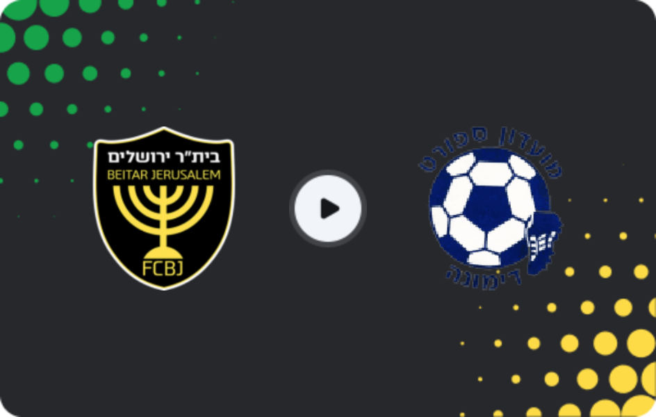 Where to watch FC Jerusalem — Dimona, Liga Alef, 27.02.2026