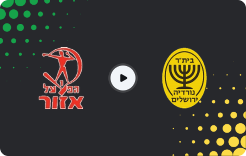 Where to watch Hapoel Azor — Nordia Jerusalem, Liga Alef, 27.02.2026