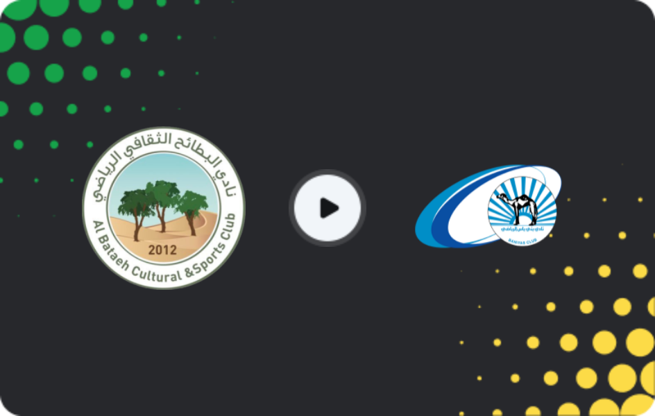 Where to watch Al Bataeh — Baniyas, Pro League, 27.02.2026