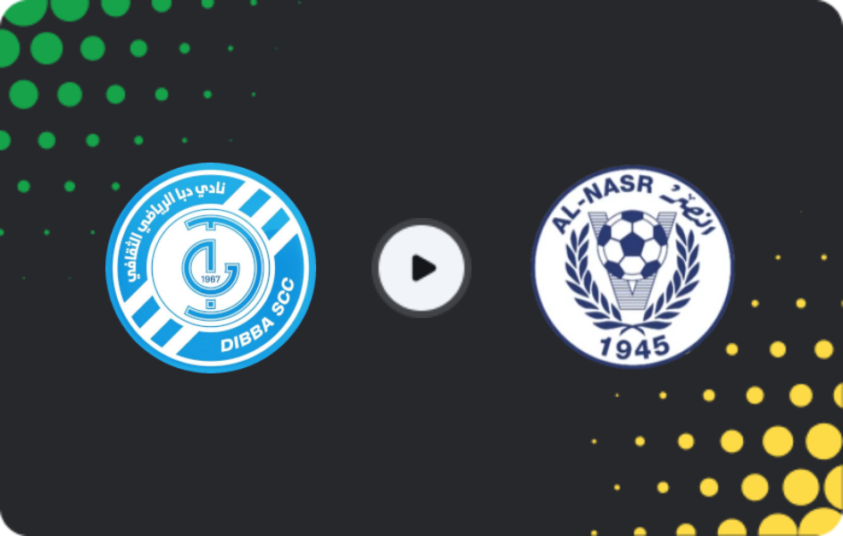 Where to watch Dibba Al-Fujairah — Al Nasr, Pro League, 27.02.2026