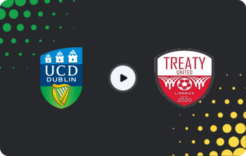 Where to watch UCD — Treaty United, First Division, 27.02.2026