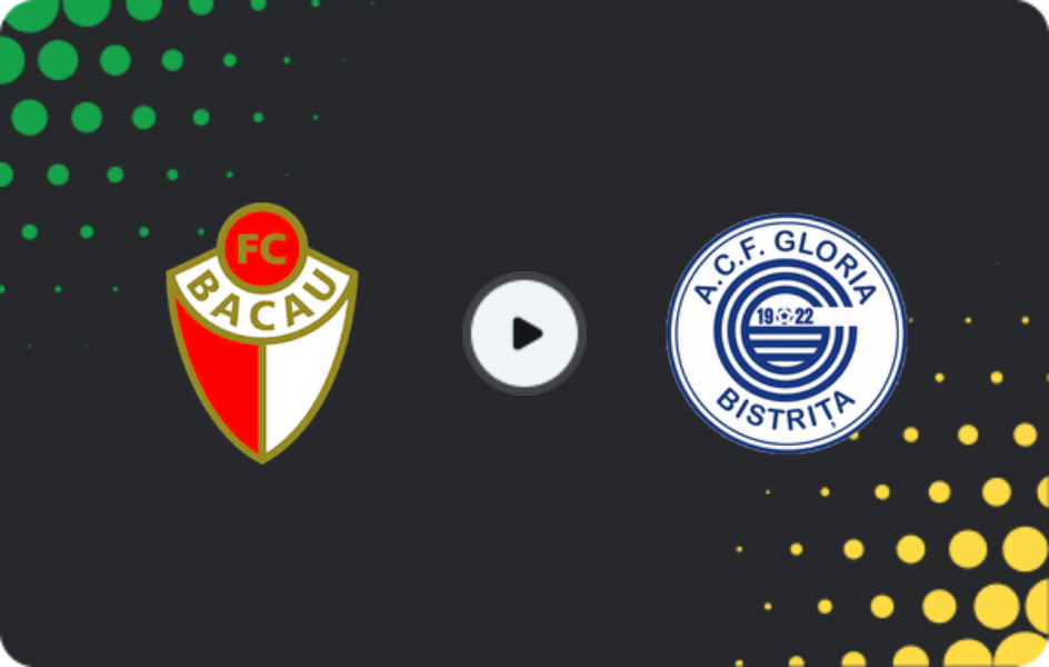 Where to watch FC Bacau — Gloria Bistriţa, Liga 2, 28.02.2026