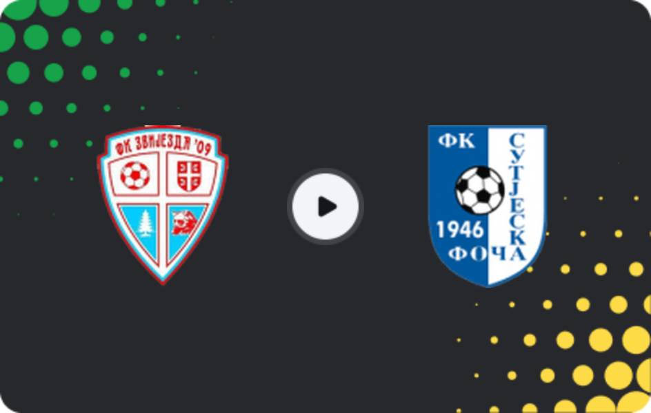 Where to watch Zvijezda 09 — Sutjeska Foča, 1st League - RS, 28.02.2026