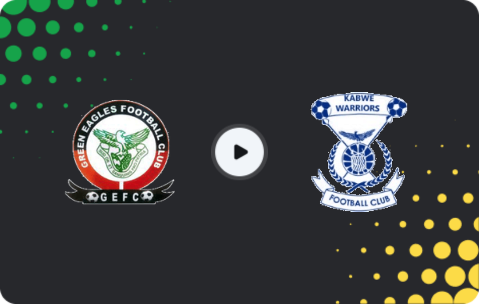 Where to watch Green Eagles — Kabwe Warriors, Super League, 28.02.2026