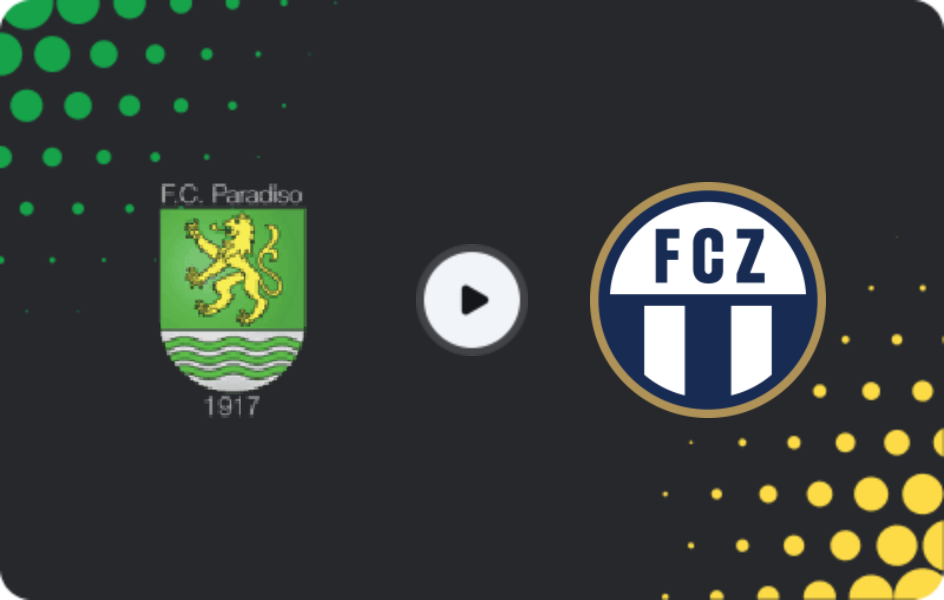 Where to watch Paradiso — Zürich II, 1. Liga Promotion, 28.02.2026