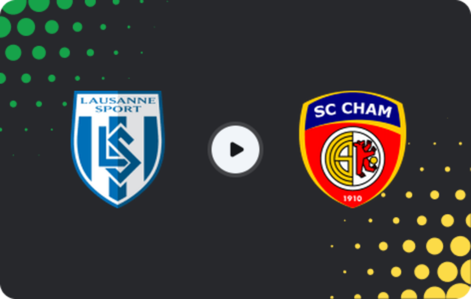 Where to watch Lausanne Sport II — Cham, 1. Liga Promotion, 28.02.2026