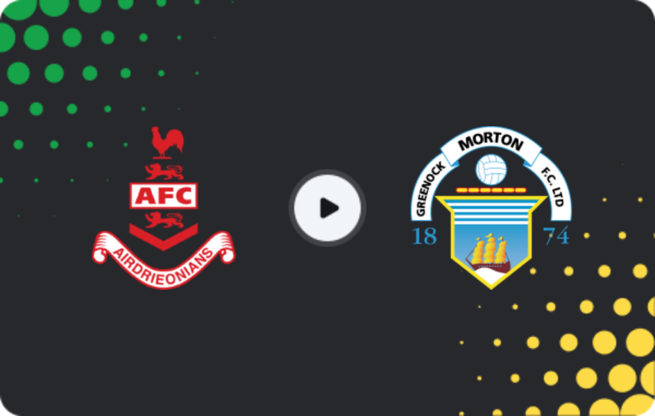Where to watch Airdrie United — Morton, Championship, 28.02.2026