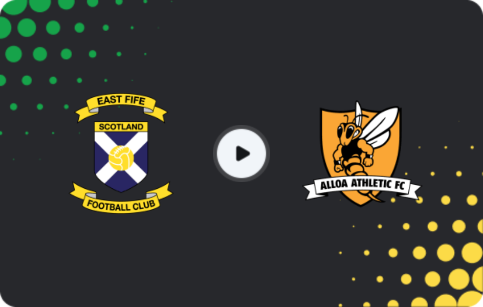 Where to watch East Fife — Alloa Athletic, League One, 28.02.2026