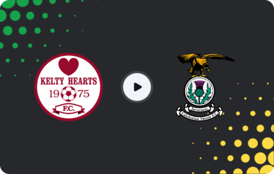 Where to watch Kelty Hearts — Inverness CT, League One, 28.02.2026