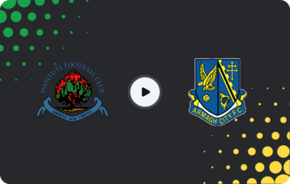 Where to watch Institute — Armagh City, Championship, 28.02.2026
