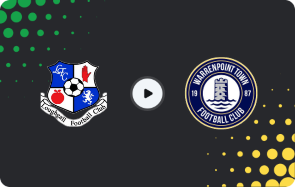 Where to watch Loughgall — Warrenpoint Town, Championship, 28.02.2026