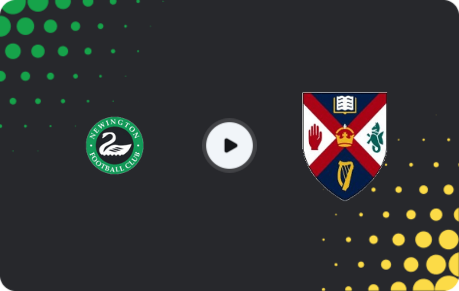 Where to watch Newington Youth — Queen's University, Championship, 28.02.2026