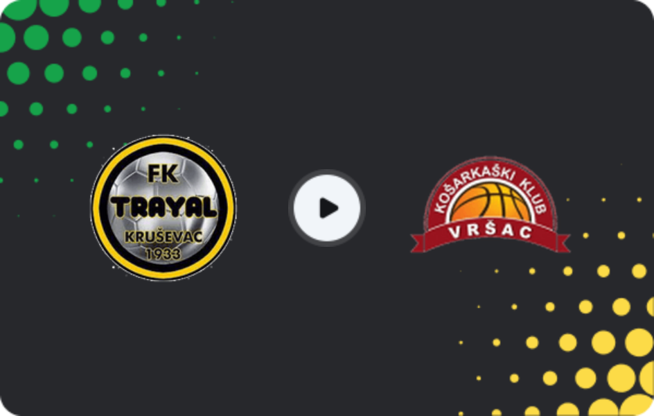 Where to watch FK Trayal — OFK Vršac, Prva Liga, 28.02.2026