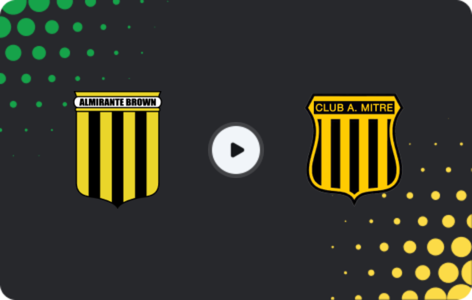 Where to watch Almirante Brown — Atletico Mitre, Primera Nacional, 28.02.2026